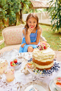 Cherie Dress | Carolina Blue