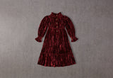 Abigail Dress | Burgundy Velvet
