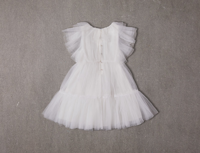 Anastasia Dress | Bright White