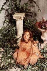 Anastasia Dress | Peach Soda