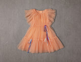 Anastasia Dress | Peach Soda