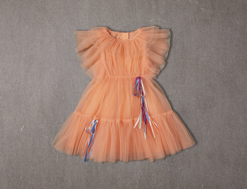 Anastasia Dress | Peach Soda