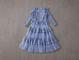Aurora Dress | Steel Blue