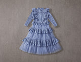 Aurora Dress | Steel Blue