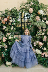 Aurora Dress | Steel Blue