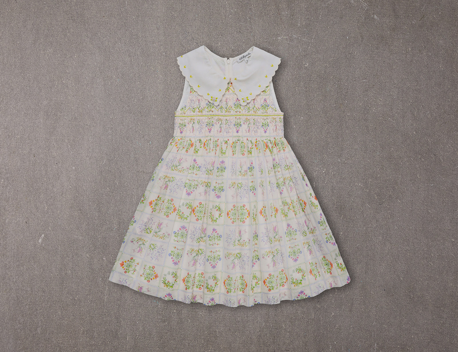 green emerald velvet dress LuLu BeBe Girls Dana Dress - Embroidered Princesses