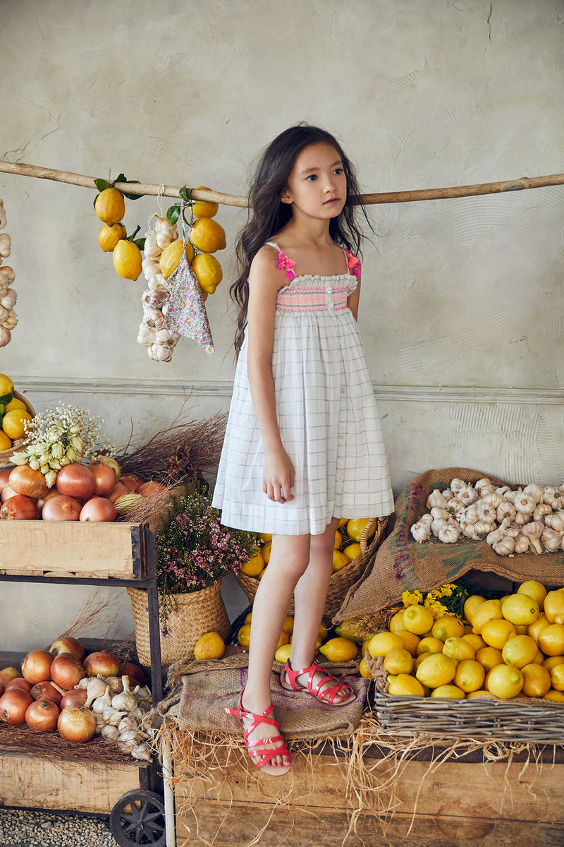 Camila Dress | Space Dyed Checks