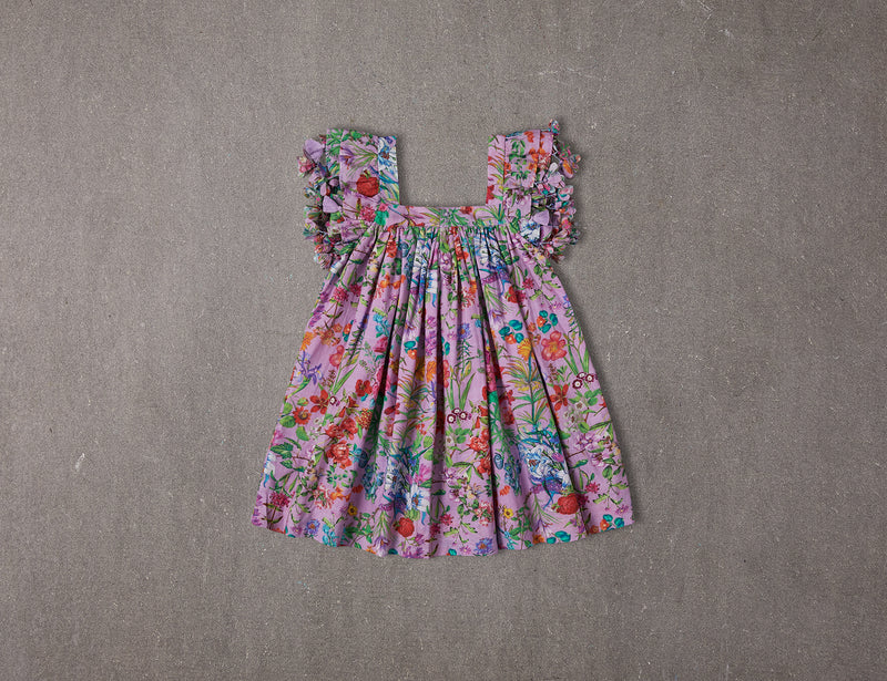 Chloe Dress | Garden Floral Hyacinth