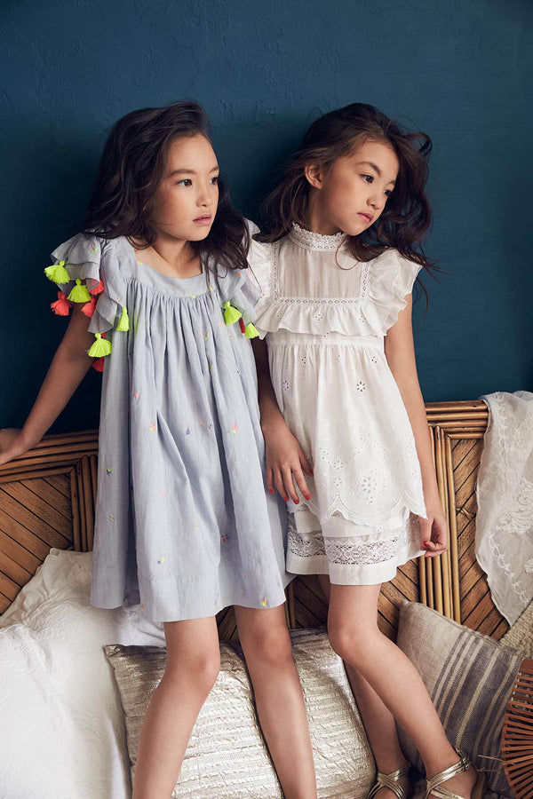 Chloe Dress | Scatter Embroidery