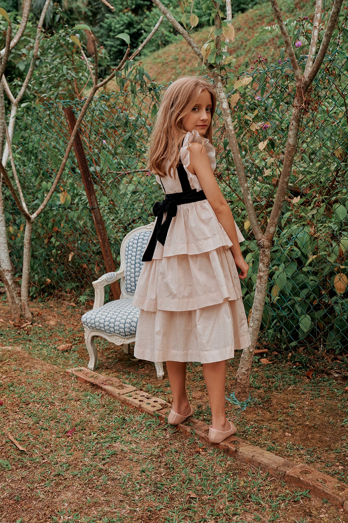 open lace back dress Delilah Dress