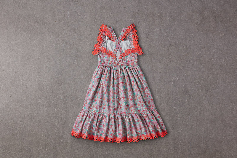 Elina Dress | Blooming Hearts Mint