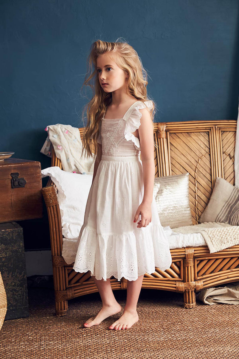 Elina Dress | Bright White