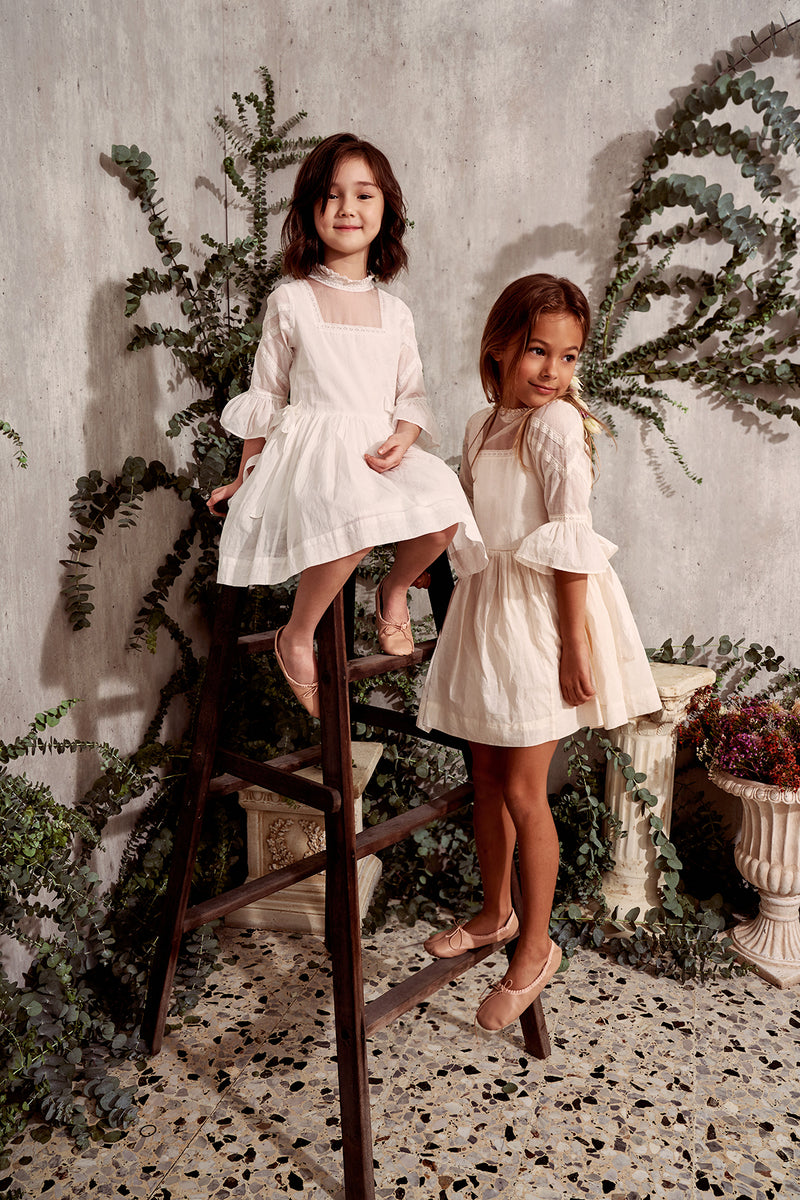 Georgia Dress | Bright White