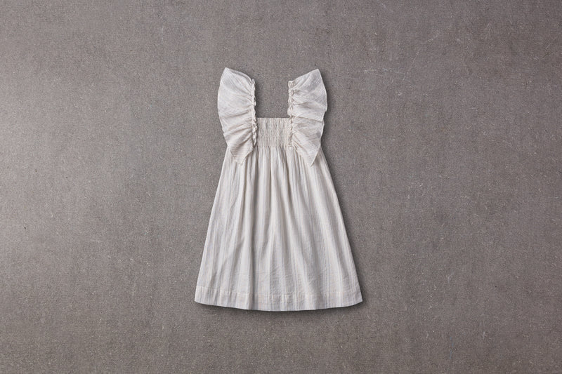 Juliet Dress | Rainbow Textured Stripes