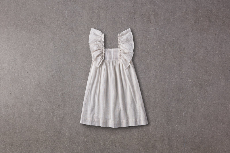 Juliet Dress | Rainbow Textured Stripes