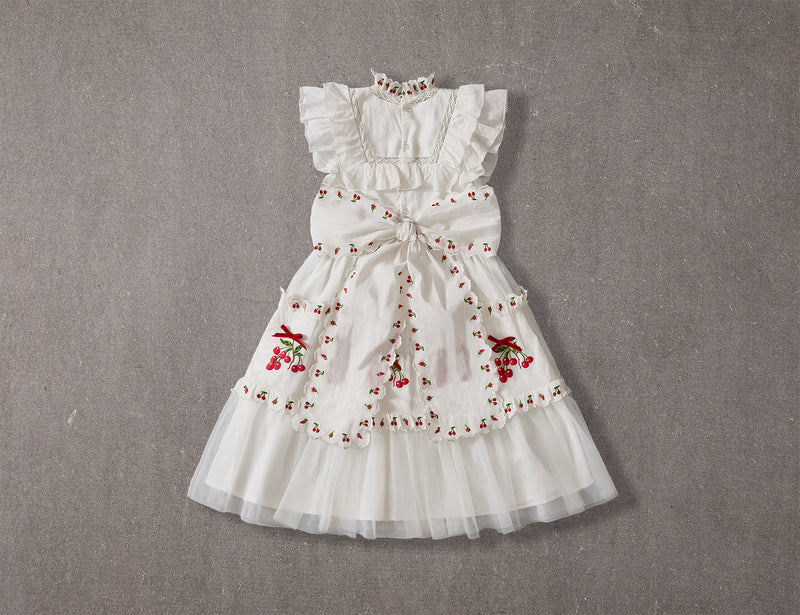 white cherry dress Julianna Dress