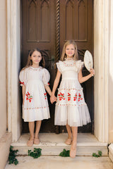 Violet Dress | Bright White Cherry