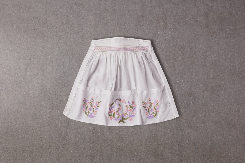 캐서린 앞치마 | 밝은 흰색