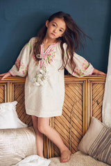 Laliya Dress | Bit of Blue Swissdot