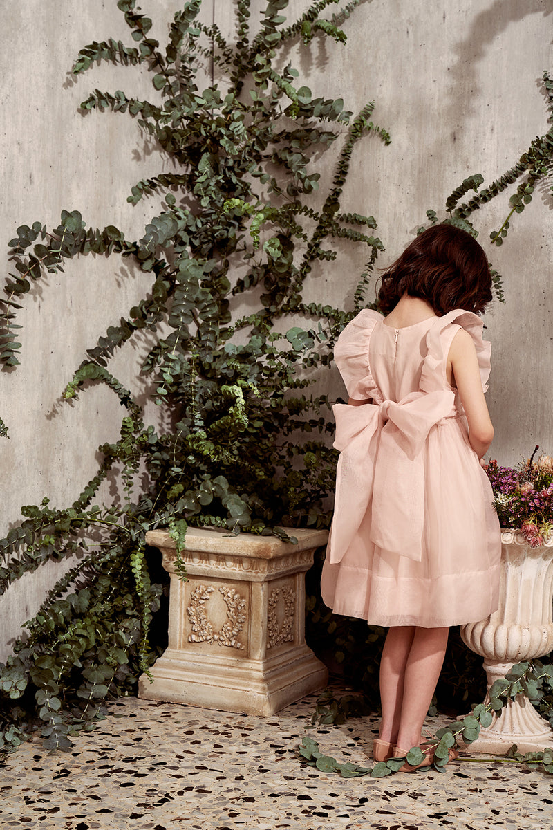 silk flower girl dresses Mae Dress