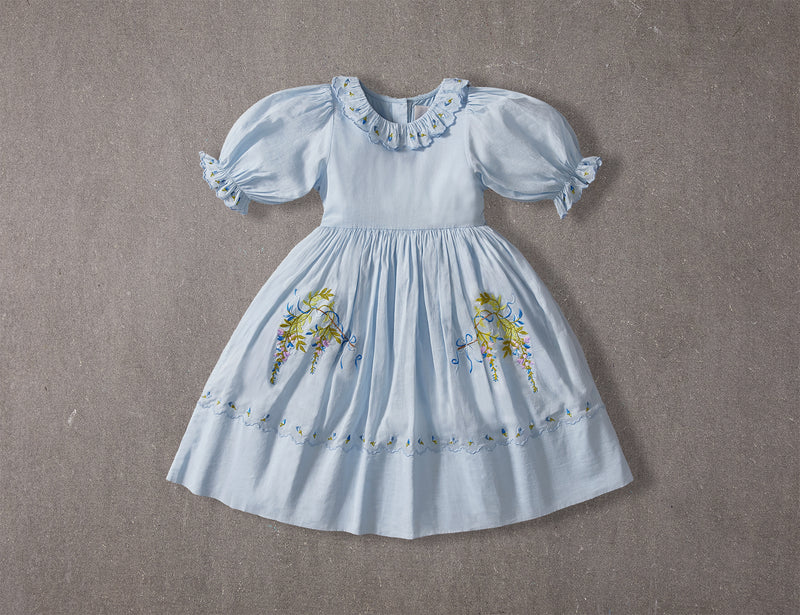 girls blue easter dress Amazon.com: Zvzio Girls' Special Occasion Dresses with Cloud Shoulder  Design, Mid-Length Easter Dress for Girls Blue: Clothing, Shoes & Jewelry