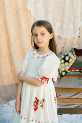 Violet Dress | Bright White Cherry