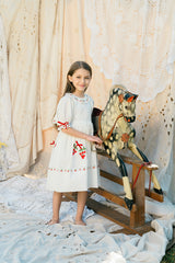 Violet Dress | Bright White Cherry