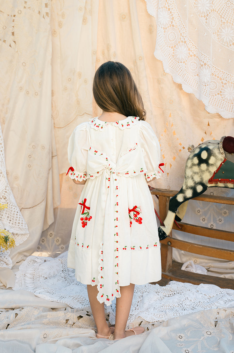 red sneaker ball dress white dress with small red flowers Violet Dress