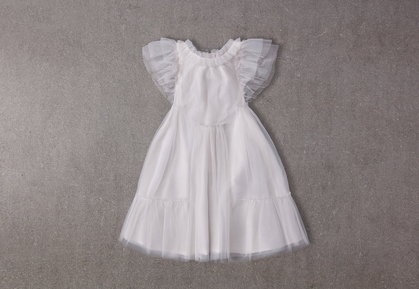ruffled dress white Antoinette Dress