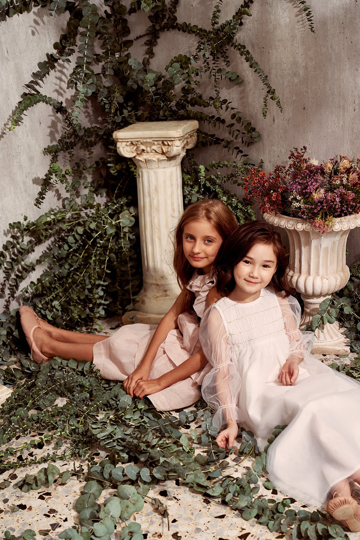 Isabella Dress | Maxi White tulle flower girl Dress with smocking 2 Isabella Dress | Maxi White tulle flower girl Dress with smocking 2