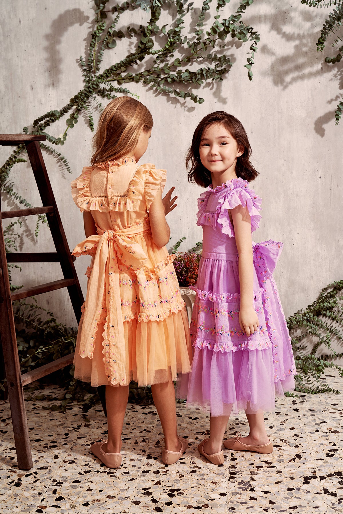 Treat Girl's tulle frill jersey pants | Treat ü