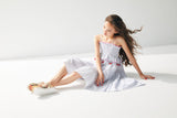 ALMOST PERFECT Lola Dress | Small Blue Checks