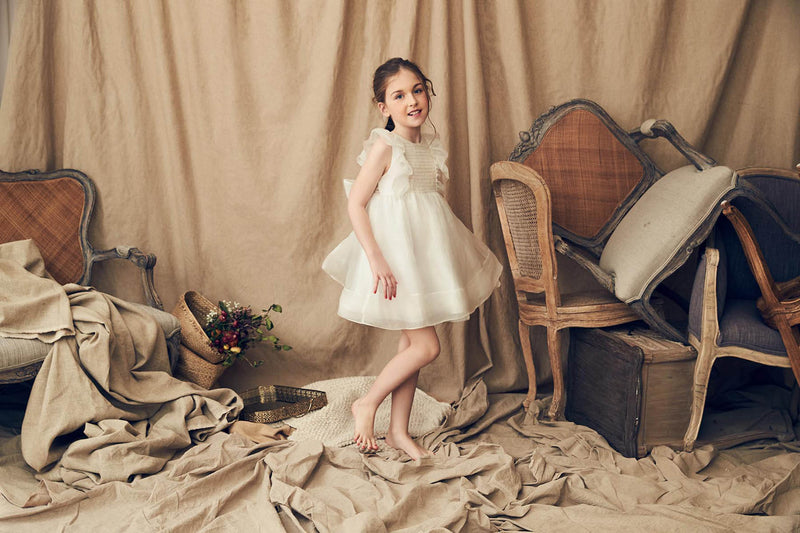 silk flower girl dress Pink Flower Girl Dress 7